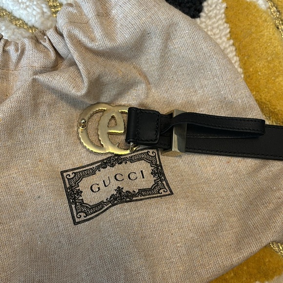 Gucci Leather belt with torchon Double G buckle in original box size 100 - Picture 8 of 13